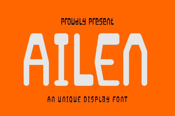 Ailen: A Modern Display Typeface for Editorial Design