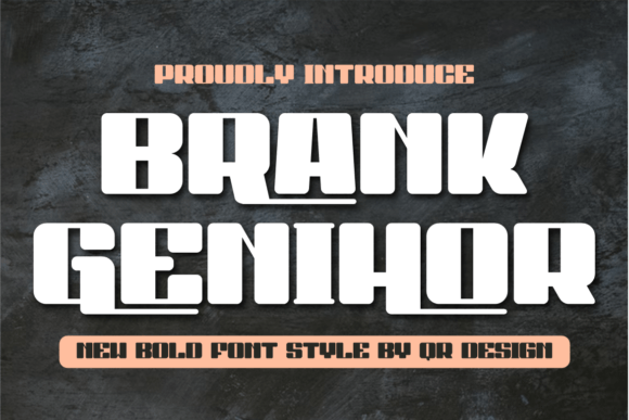 Brank Genihor: The Display Typeface That Elevates Digital Brand Identity