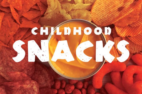 Childhood Snacks: The Bold Display Typeface for Handmade Branding