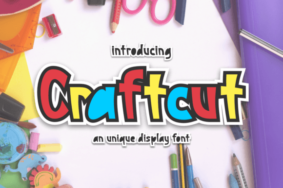 Craftcut: The Quirky Display Font That Transforms Small Business Branding