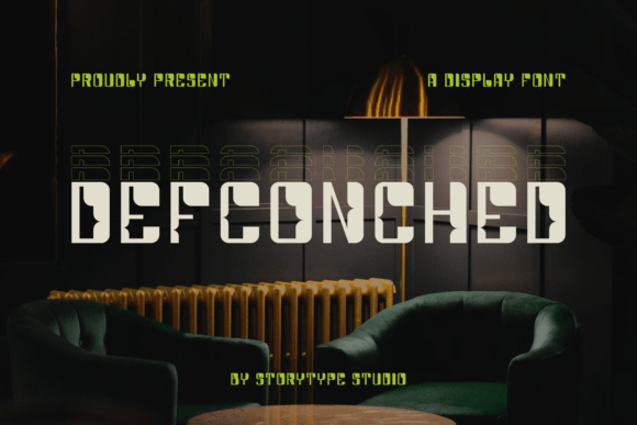 Defconched: A Modern Serif Typeface for Elegant Editorial Design