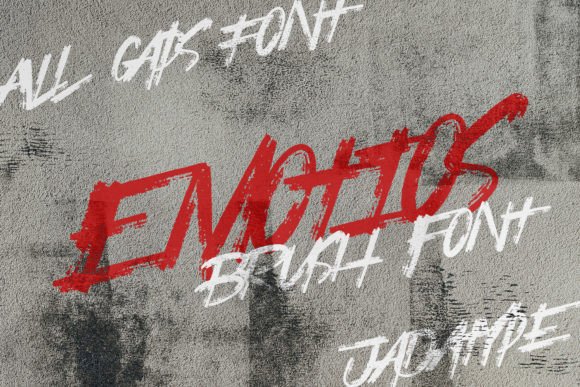 Emotios: The Bold Brush Font That Transforms Brand Identity