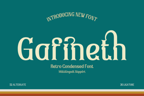Gafineth: The Premium Display Font That Elevates Small Business Branding
