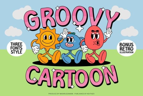 Groovy Cartoon: The Perfect Display Font for Handmade Creators