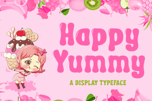 Happy Yummy: The Perfect Display Font for Handmade Labels and Shop Branding