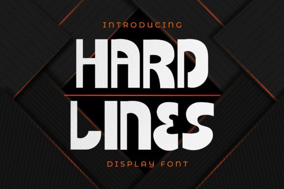 Hard Lines: The Display Typeface for Bold Campaign Headlines