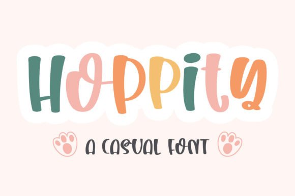 Hoppity: The Playful Display Typeface for Modern Editorial Design