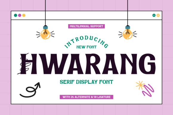 Hwarang: The Premium Display Font for Modern Web Design