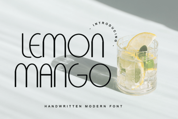 Lemon Mango: The Bold Display Font for Modern Branding Projects