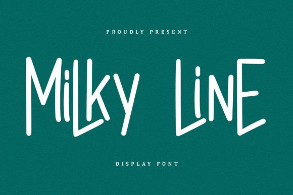 Milky Line: The Modern Display Font for Sophisticated Editorial Design