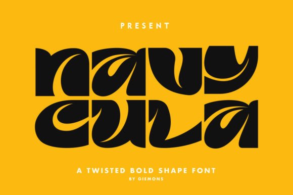 Navycula: A Dynamic Display Typeface for Modern Editorial Design