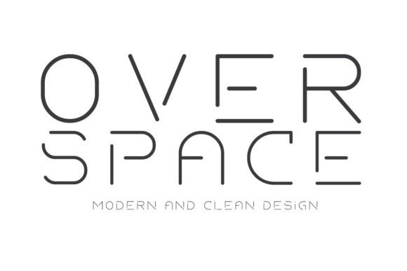 Over Space: The Minimalist Typeface for Modern Brand Identity