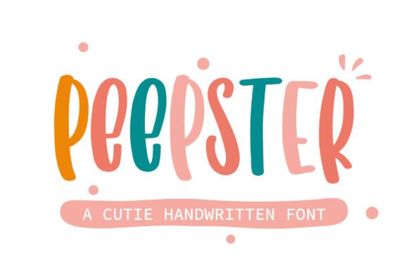 Peepster: A Sweet Display Typeface for Modern Web Design