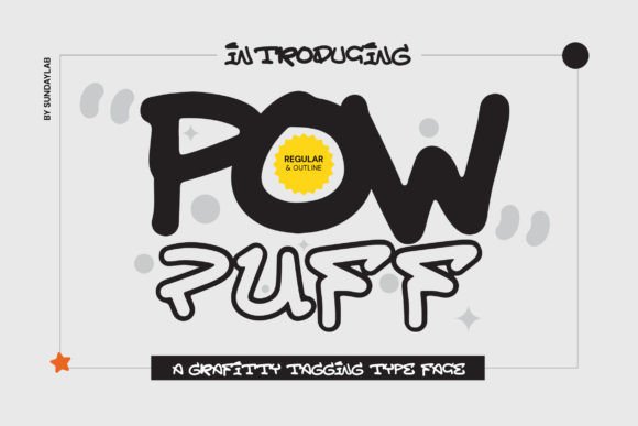 Powpuff: The Bold Display Font for Dynamic Editorial Design