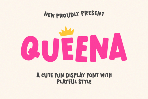 Queena: The Playful Display Font for Modern Web Design