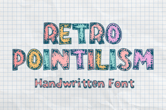 Retro Pointilism: A Playful Display Typeface for Modern Editorial Design