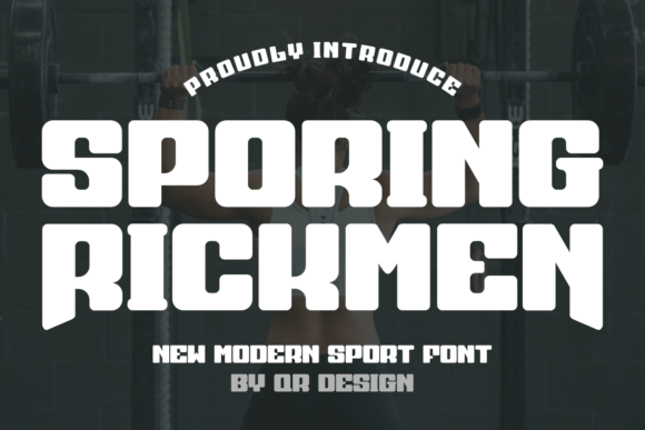 Spiring Rickmen: The Bold Display Font for Handmade Branding