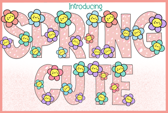 Spring Cute: A Whimsical Display Typeface for Web Design