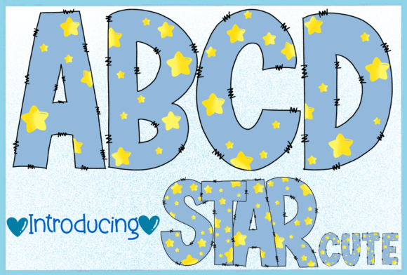 Star Cute: A Playful Display Font for Magical Brand Identities