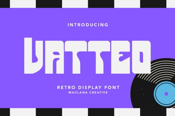 Vatteo: The Retro Display Typeface That Elevates Campaign Headlines